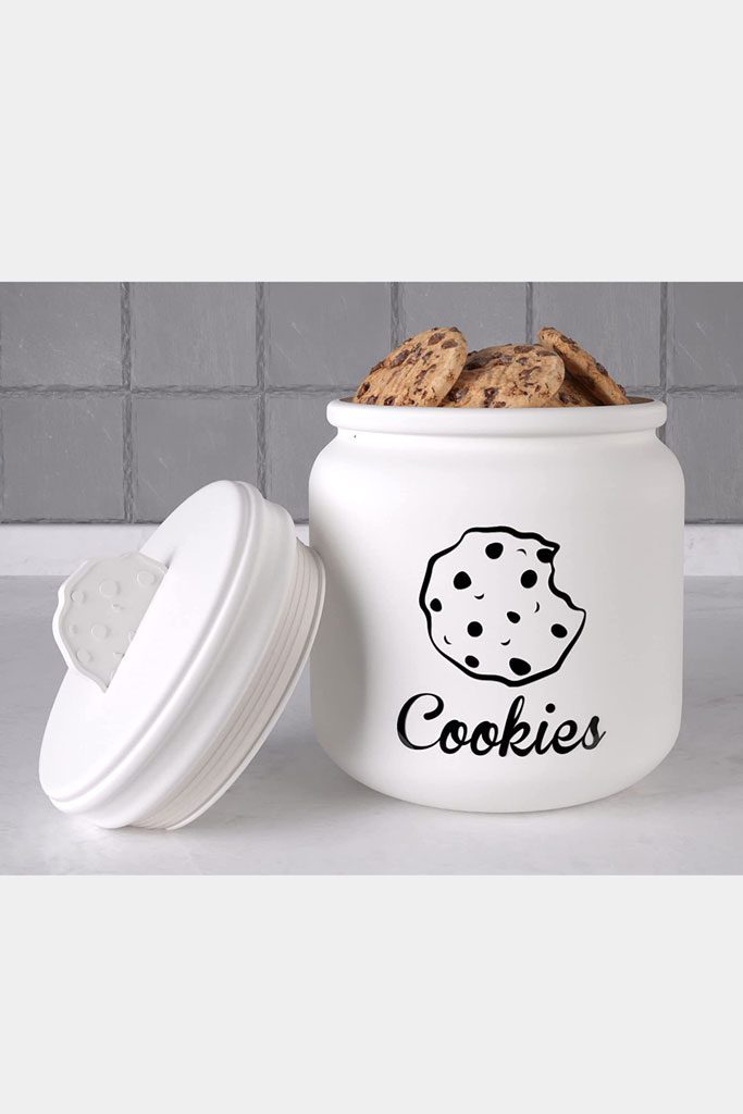 Airtight Cookie Jar CUISINE [vintage]